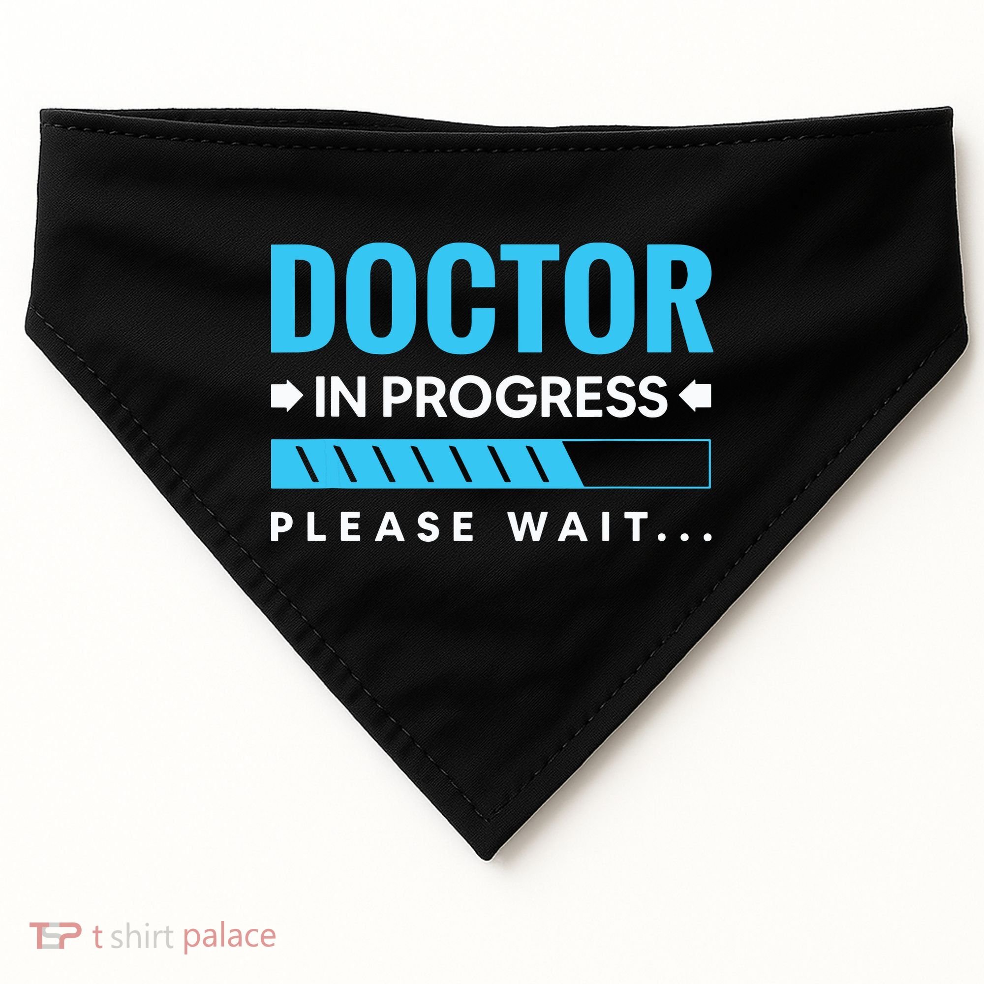 Funny Doctor In Progress Medical Students USA-Made Doggie Bandana