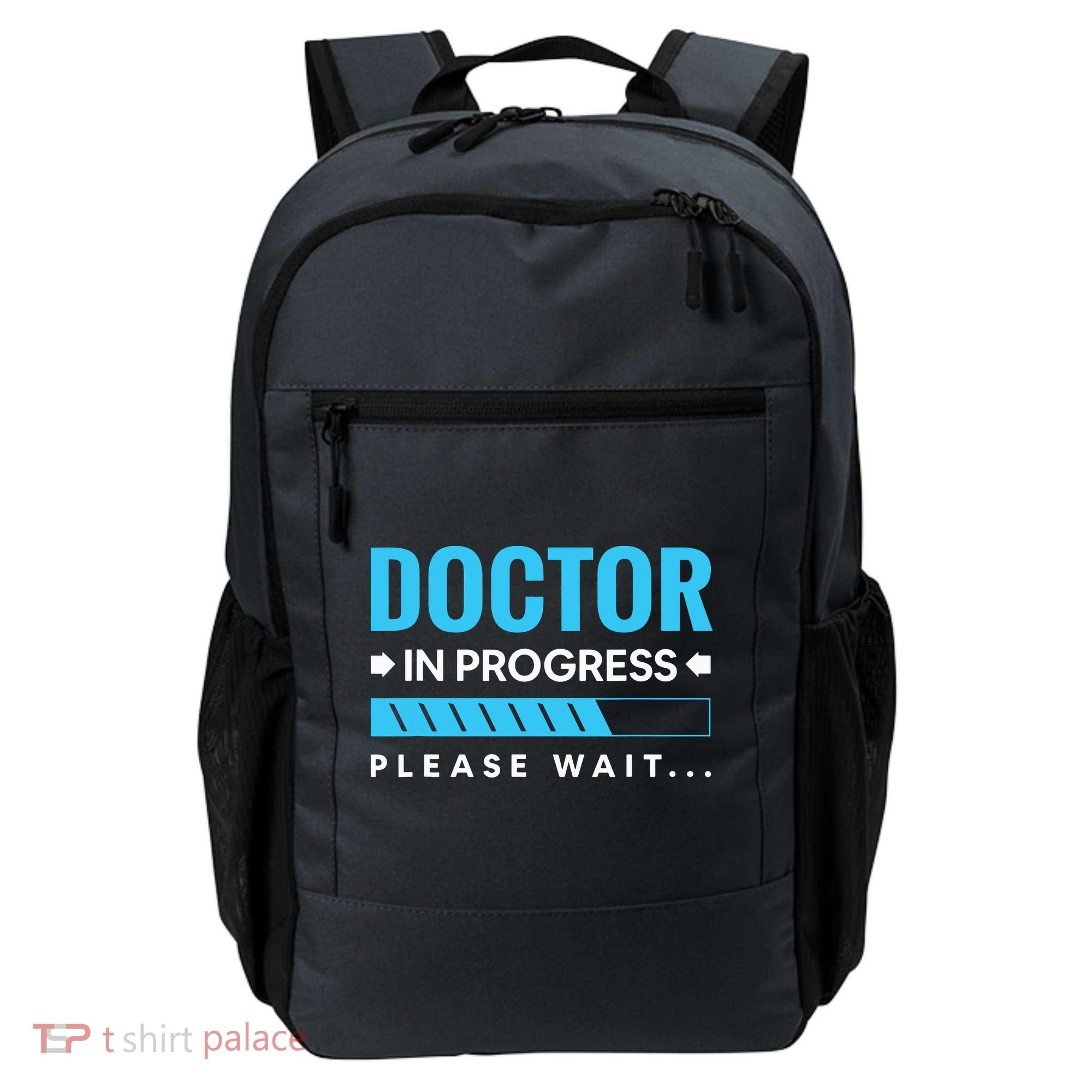 Funny Doctor In Progress Medical Students Backpack