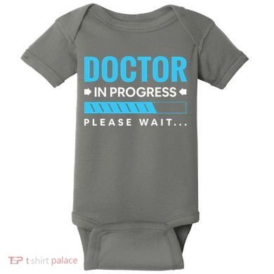 Funny Doctor In Progress Medical Students Baby Bodysuit