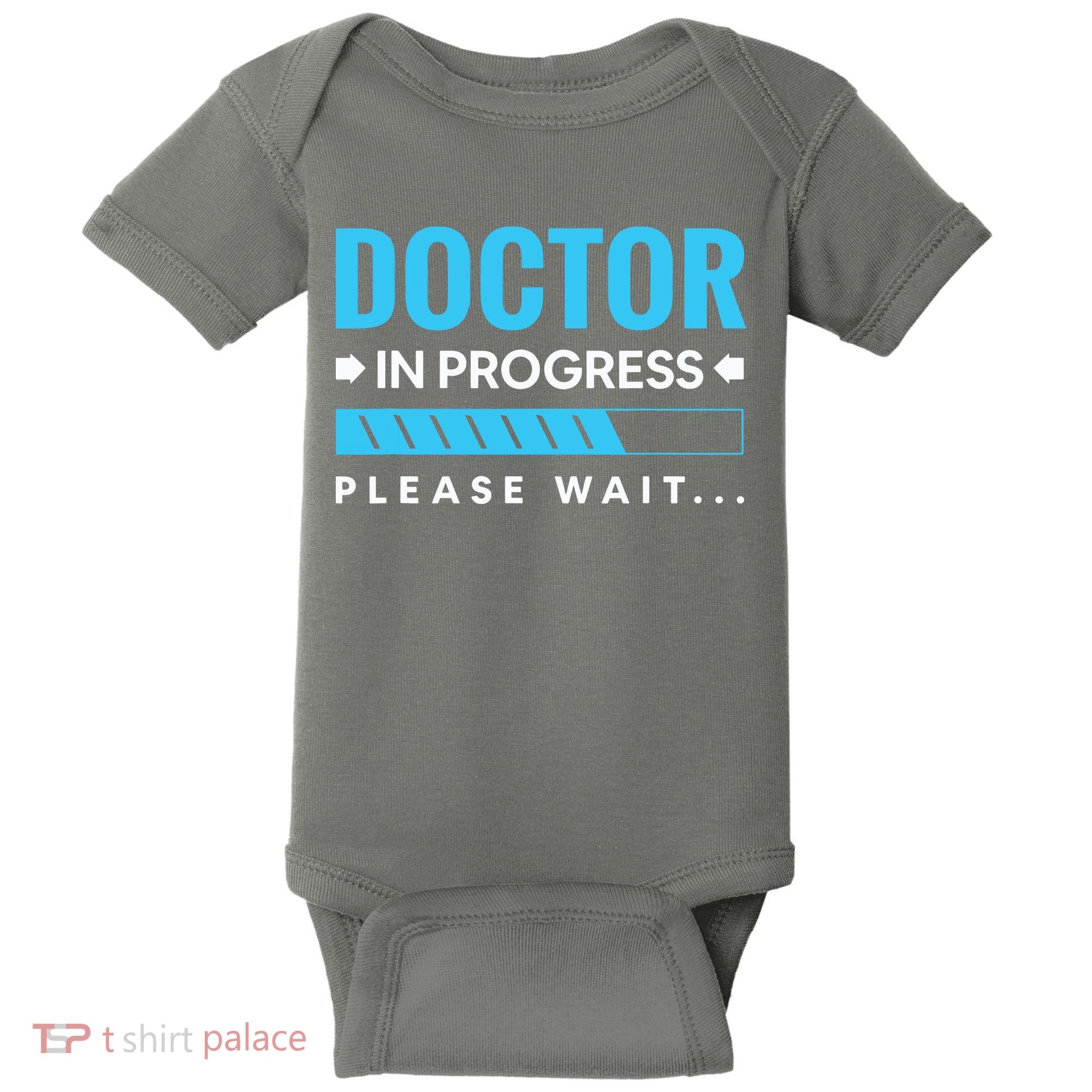Funny Doctor In Progress Medical Students Baby Bodysuit
