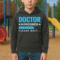 Funny Doctor In Progress Medical Students Kids Hoodie thumb 2