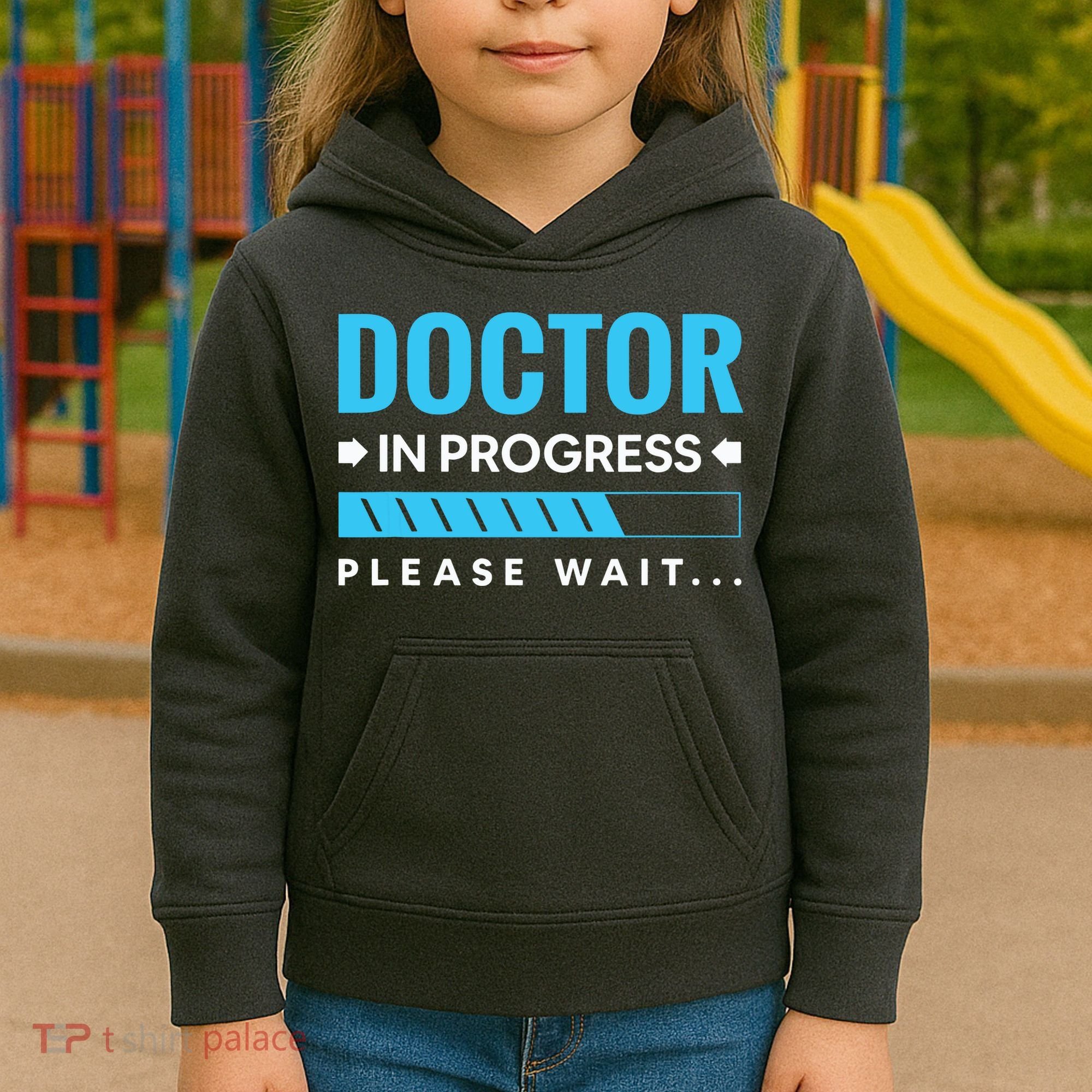 Funny Doctor In Progress Medical Students Kids Hoodie