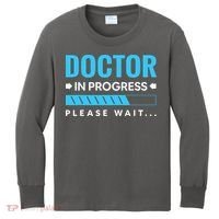 Funny Doctor In Progress Medical Students Kids Long Sleeve Shirt thumb 0