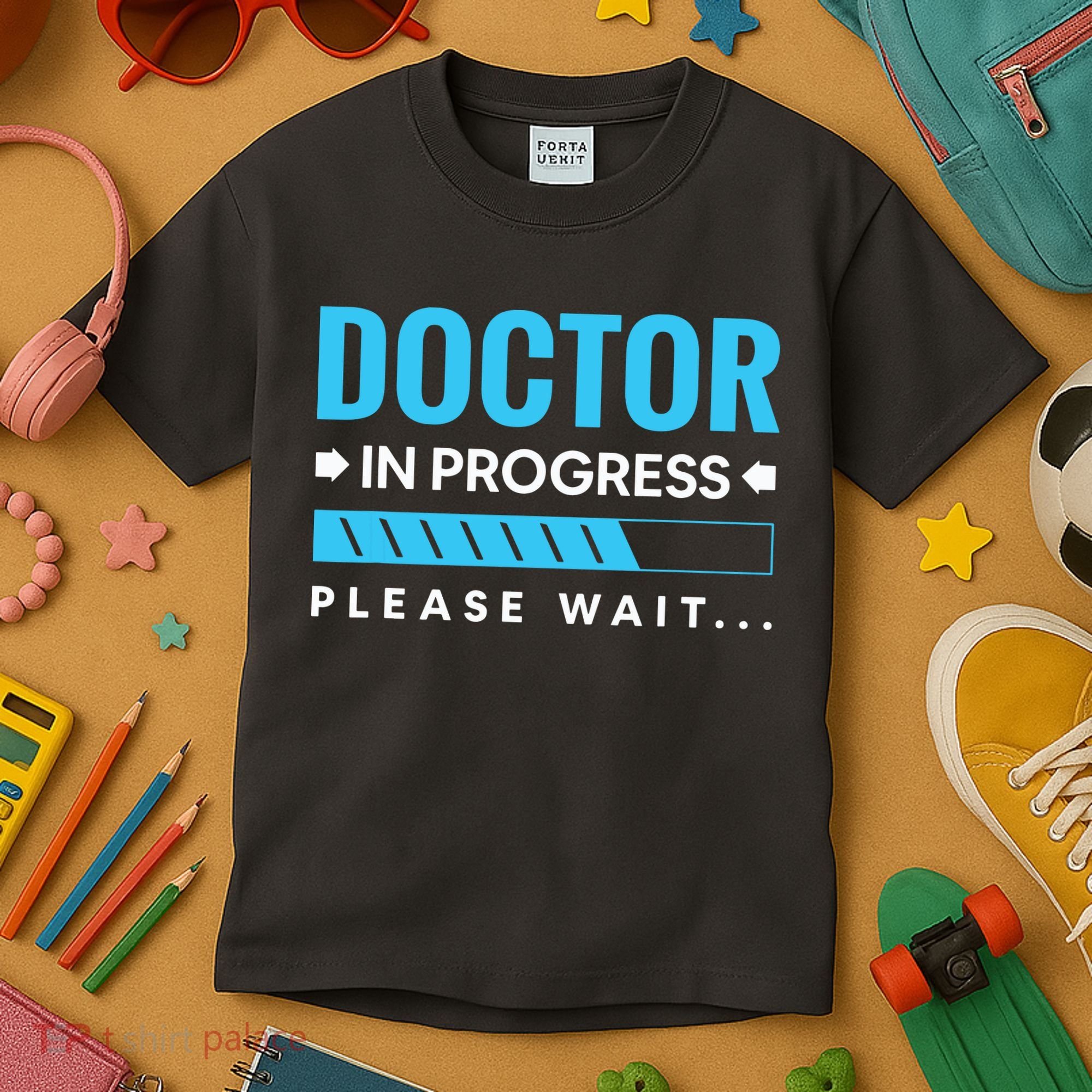 Funny Doctor In Progress Medical Students Kids T-Shirt