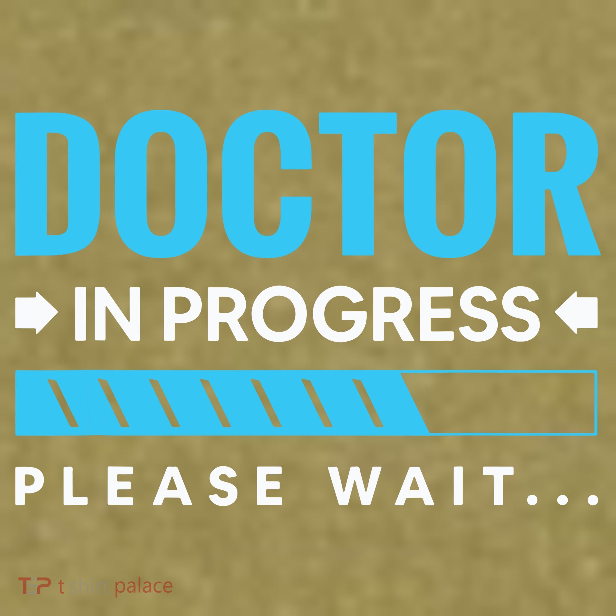 Funny Doctor In Progress Medical Students Garment-Dyed Women's Muscle Tee