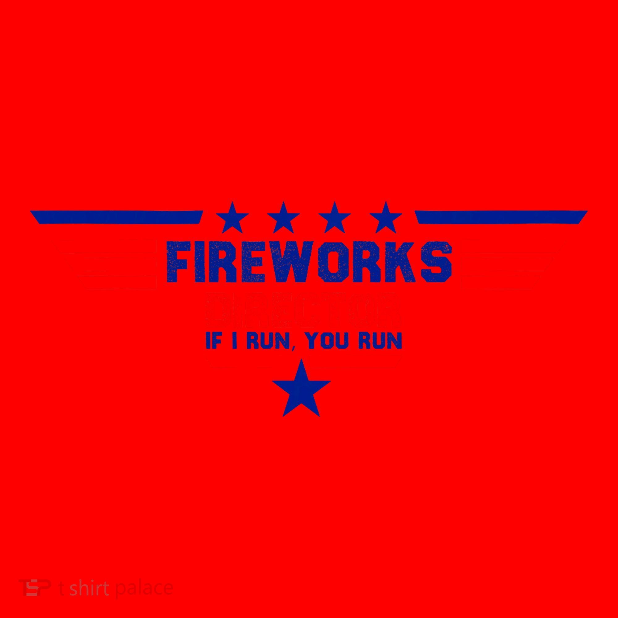 Fireworks Director If I Run You Run Santa Hat