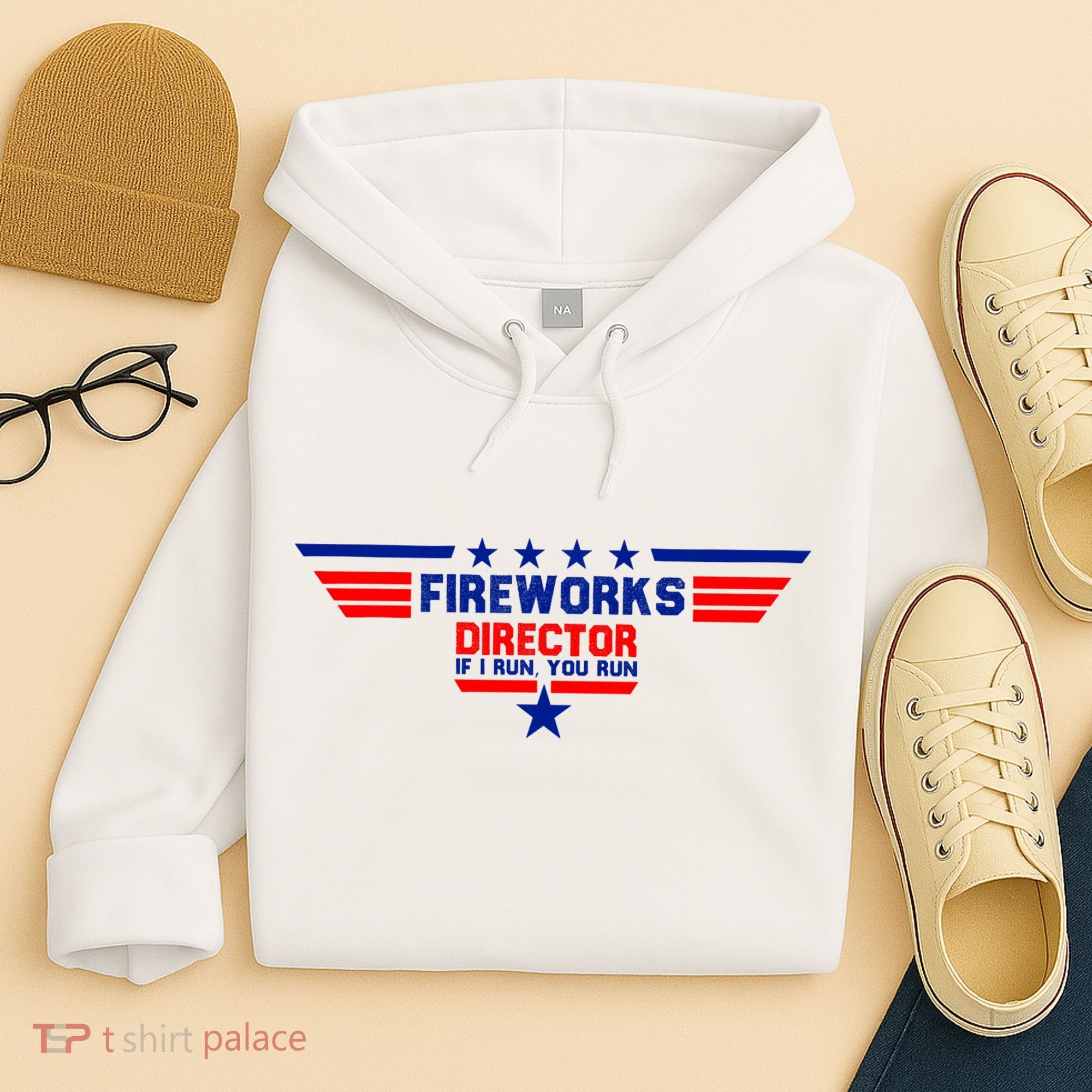 Fireworks Director If I Run You Run Hoodie