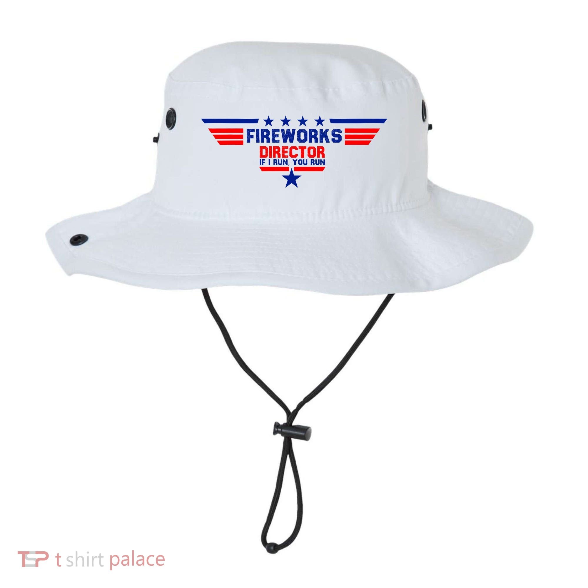 Fireworks Director If I Run You Run Bucket Hat