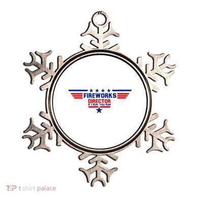 Fireworks Director If I Run You Run Ornament