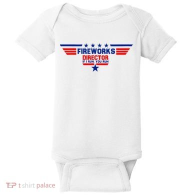 Fireworks Director If I Run You Run Baby Bodysuit