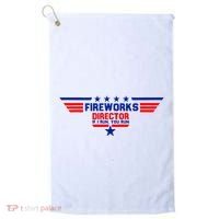 Fireworks Director If I Run You Run Golf Towel thumb 0