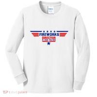 Fireworks Director If I Run You Run Kids Long Sleeve Shirt thumb 0