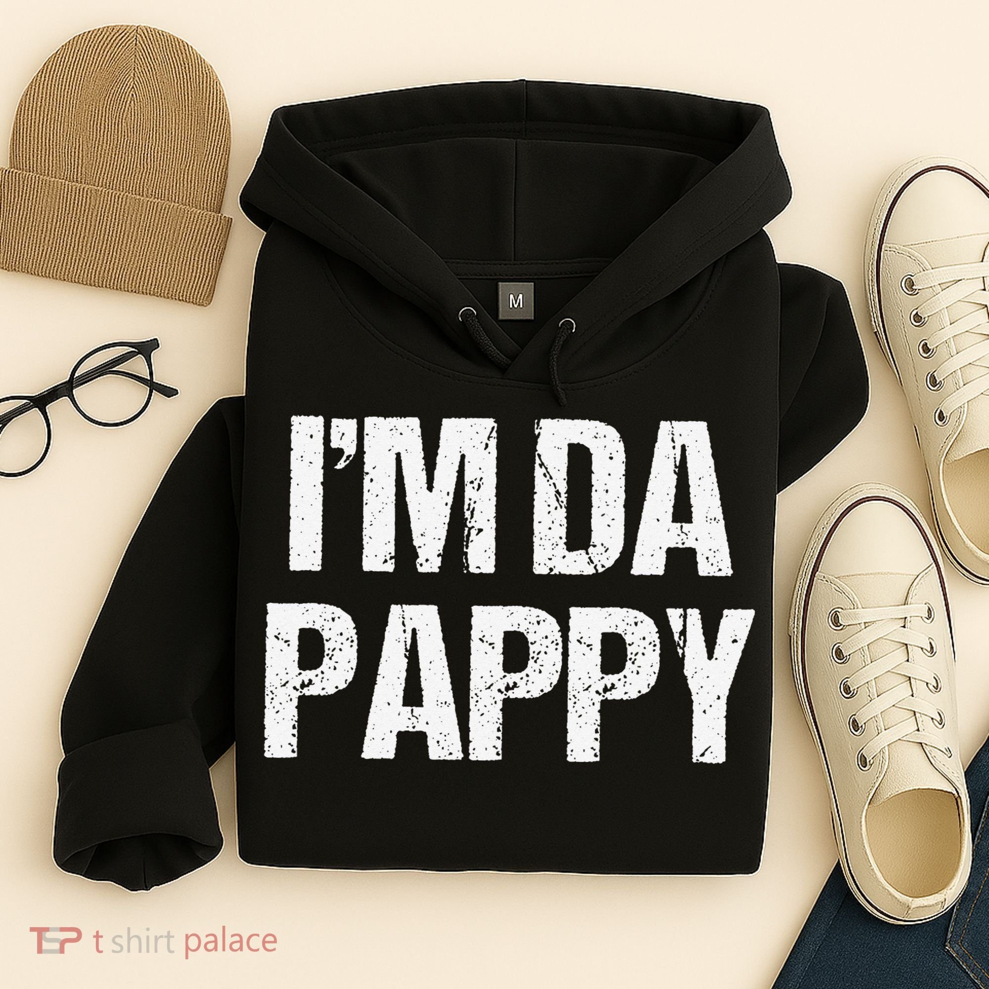 Fathers Day I'M Da Pappy Grandpappy Fathers Day Present Hoodie