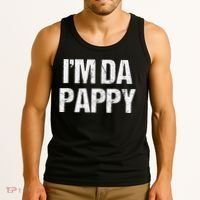 Fathers Day I'M Da Pappy Grandpappy Fathers Day Present Tank Top thumb 3