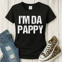 Fathers Day I'M Da Pappy Grandpappy Fathers Day Present Women's T-Shirt thumb 3