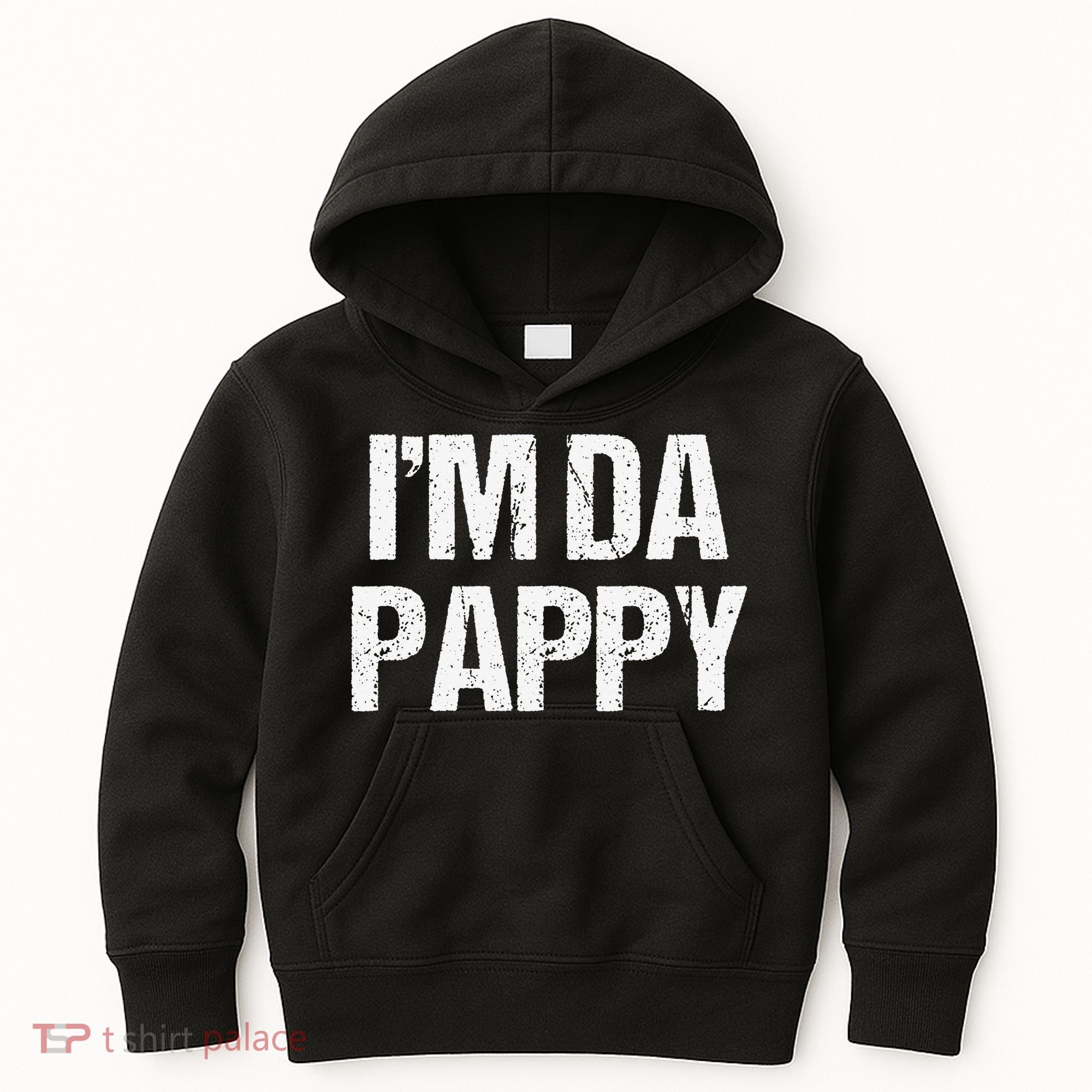 Fathers Day I'M Da Pappy Grandpappy Fathers Day Present Kids Hoodie