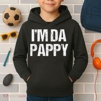 Fathers Day I'M Da Pappy Grandpappy Fathers Day Present Kids Hoodie thumb 2