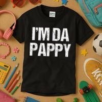 Fathers Day I'M Da Pappy Grandpappy Fathers Day Present Kids T-Shirt thumb 3
