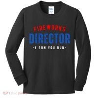 Fireworks Director If I Run You Run Kids Long Sleeve Shirt thumb 0