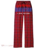 Fireworks Director If I Run You Run Women's Flannel Plaid Pajama Pants thumb 0