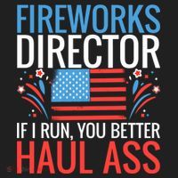 Fireworks Director If I Run You Better Haul Ass 4th Of July Cute Gift Beanie thumb 2