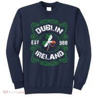 Funny Dublin Ireland Saint Patricks Day Green Shamrock Gifts Sweatshirt thumb 0