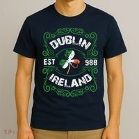 Funny Dublin Ireland Saint Patricks Day Green Shamrock Gifts T-Shirt thumb 3