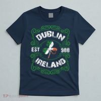Funny Dublin Ireland Saint Patricks Day Green Shamrock Gifts T-Shirt thumb 5