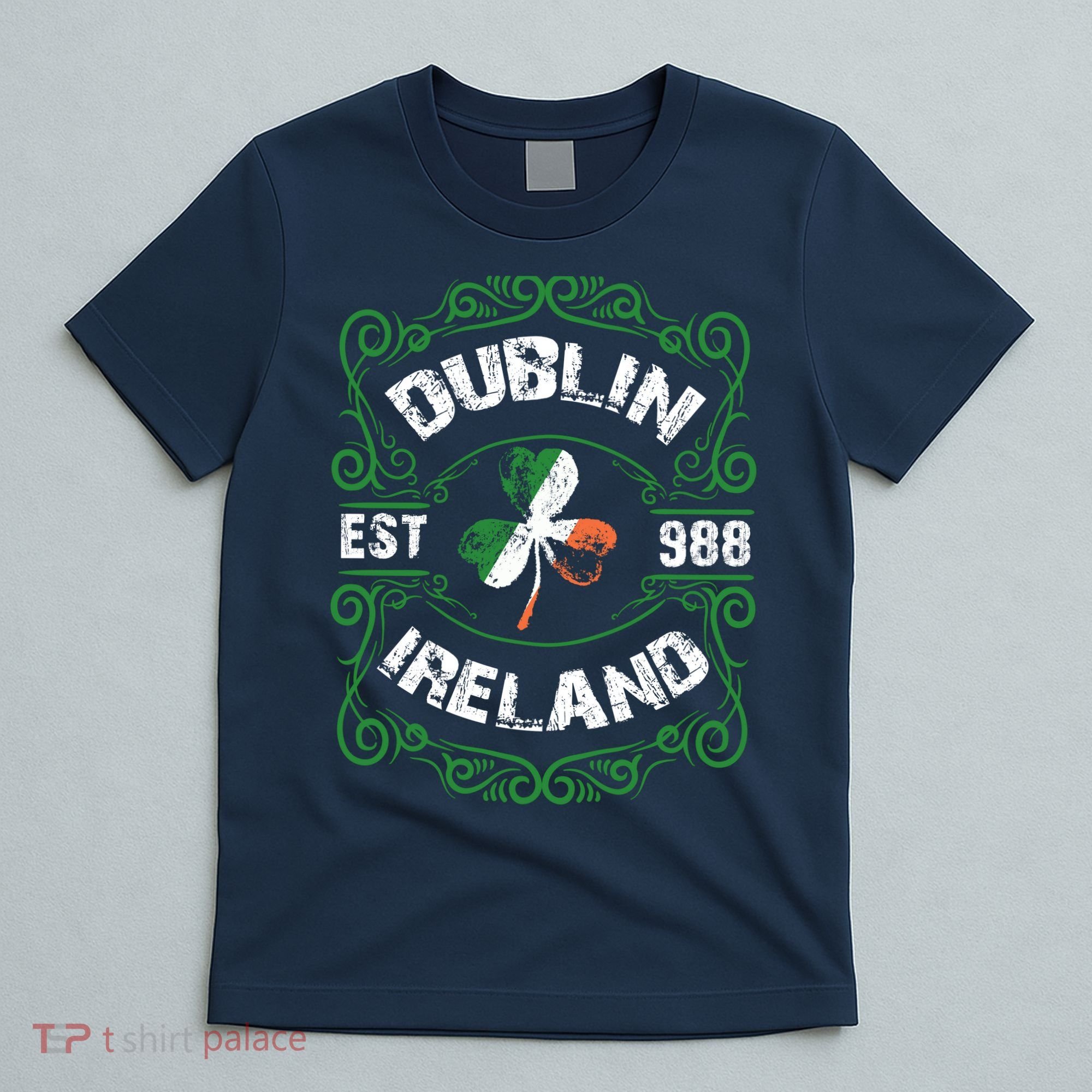 Funny Dublin Ireland Saint Patricks Day Green Shamrock Gifts T-Shirt