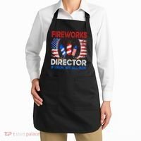 Fireworks Director If I Run You Run US 4th of July Apron thumb 2