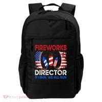 Fireworks Director If I Run You Run US 4th of July Backpack thumb 0