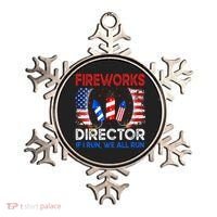 Fireworks Director If I Run You Run US 4th of July Ornament thumb 0