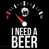 Funny Drinking I Need A Beer Meter Ornament thumb 1
