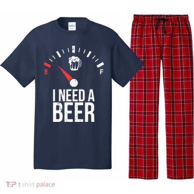 Funny Drinking I Need A Beer Meter Pajama Set
