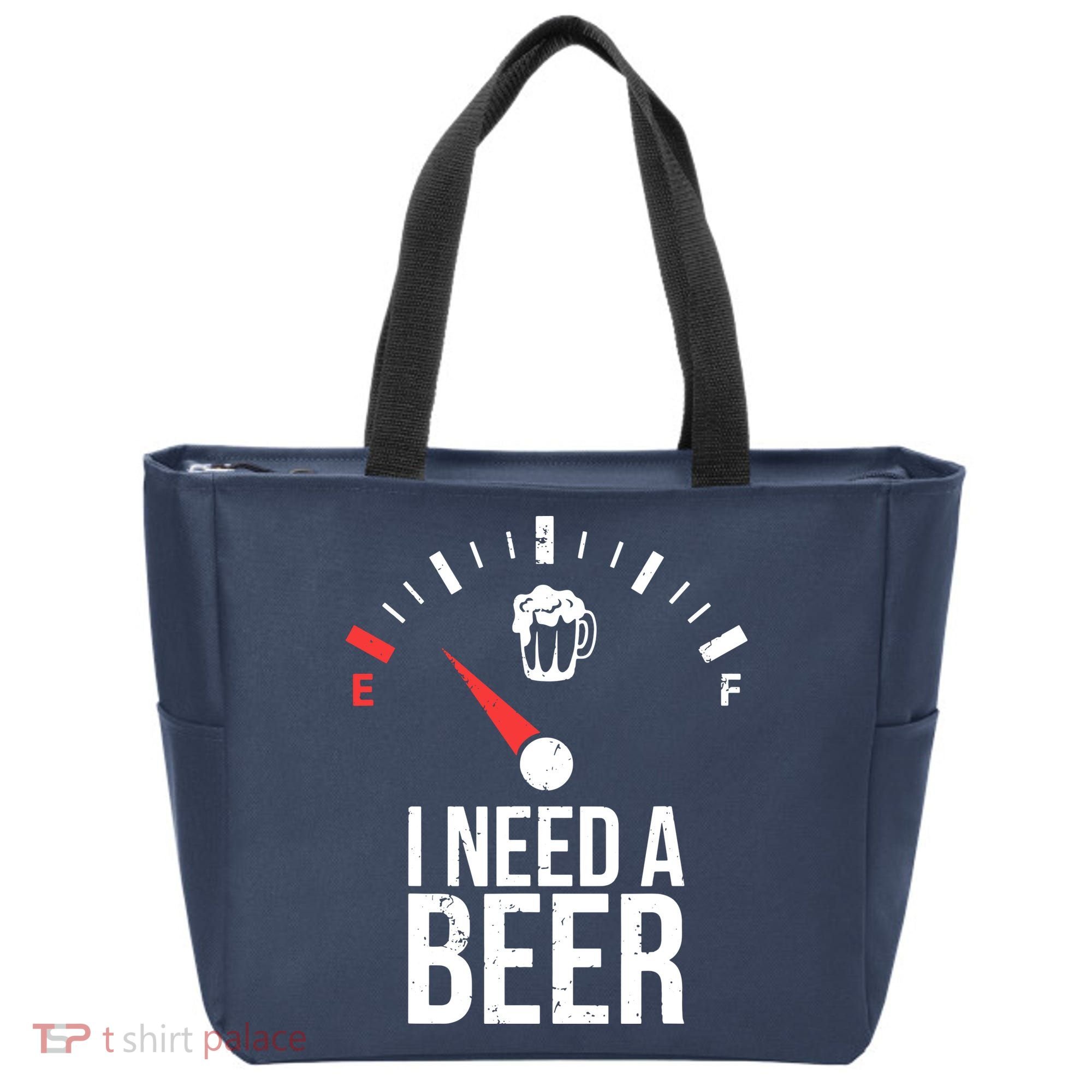 Funny Drinking I Need A Beer Meter Tote Bag