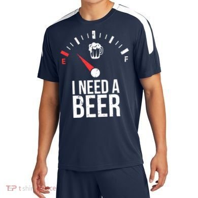 Funny Drinking I Need A Beer Meter Soccer Jersey