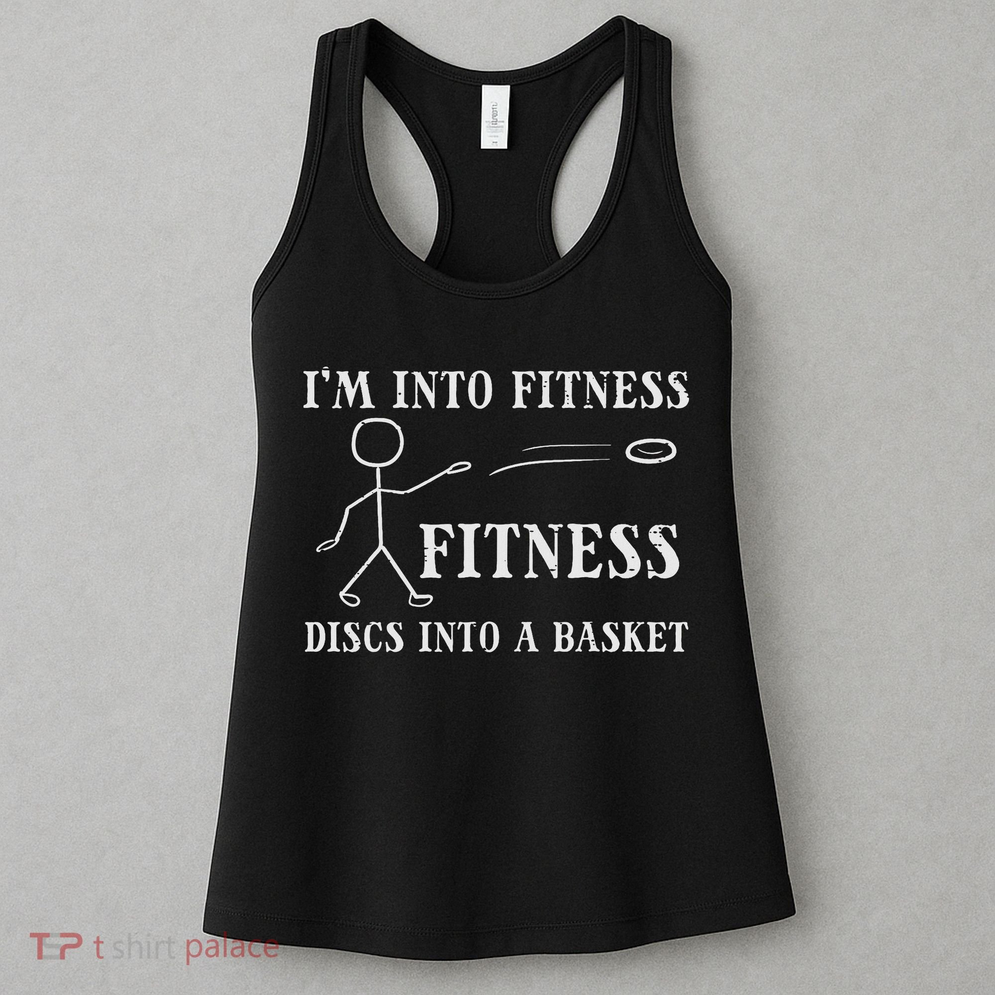 Fitness Discs Into Basket Frisbee Golf Frolf Women Women's Tank Top