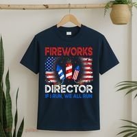 Fireworks Director If I Run We All Run US 4th Of July T-Shirt thumb 2