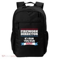 Fireworks Director If I Run You Run July 4th Independence Backpack thumb 0