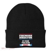 Fireworks Director If I Run You Run July 4th Independence Beanie thumb 0