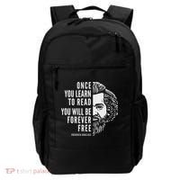 Frederick Douglass Inspiring Quote Once You Learn To Read Backpack thumb 0