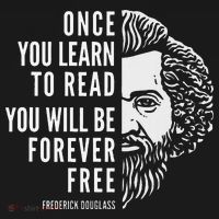 Frederick Douglass Inspiring Quote Once You Learn To Read Women's Hoodie thumb 2