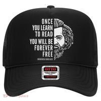 Frederick Douglass Inspiring Quote Once You Learn To Read Hat thumb 0