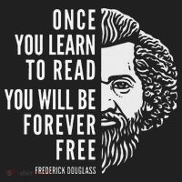 Frederick Douglass Inspiring Quote Once You Learn To Read Golf Towel thumb 3