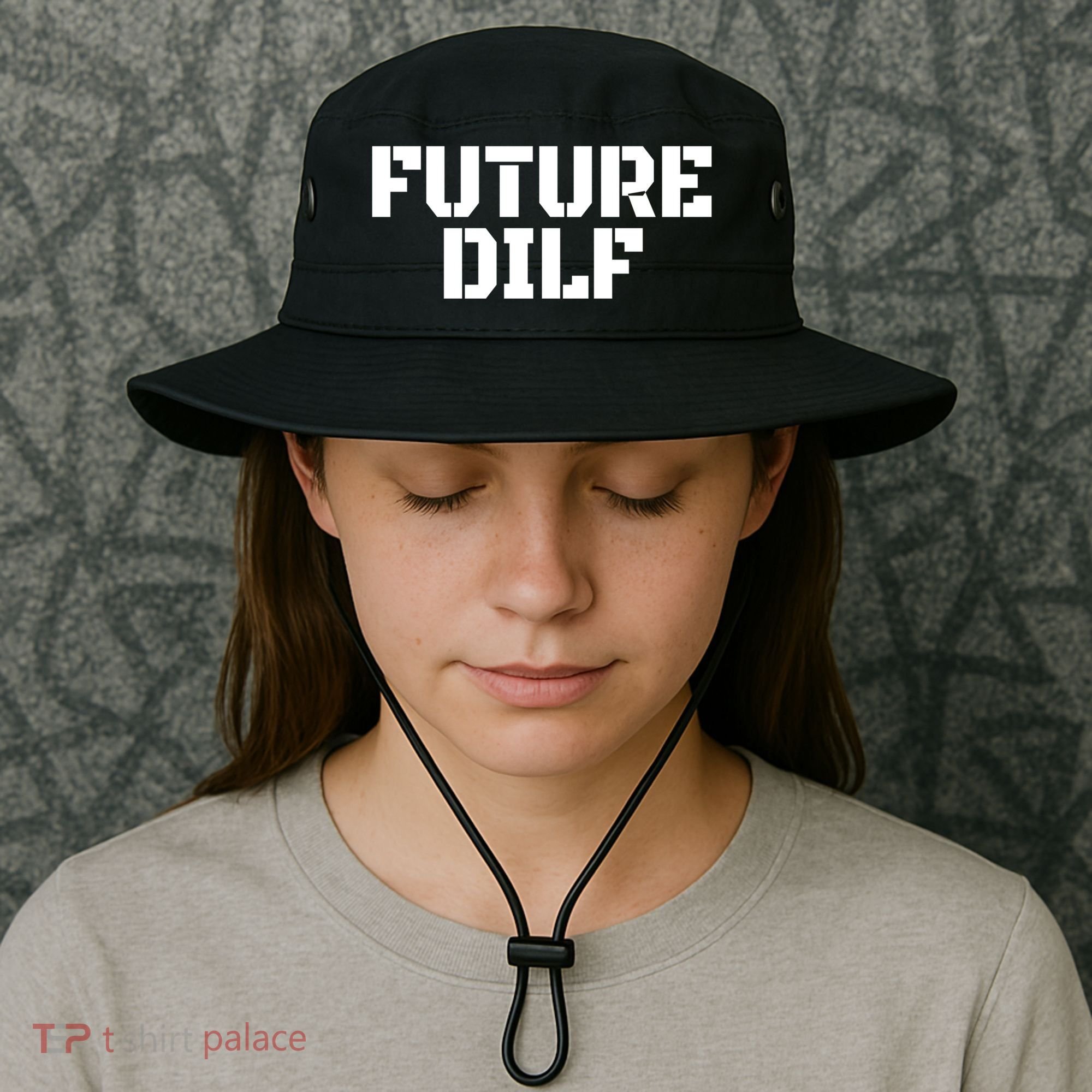 Future Dilf I Love Dilfs Humor Funny Dilf FatherS Day Bucket Hat