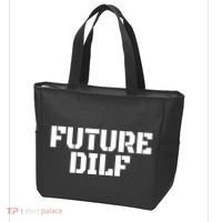 Future Dilf I Love Dilfs Humor Funny Dilf FatherS Day Tote Bag thumb 3