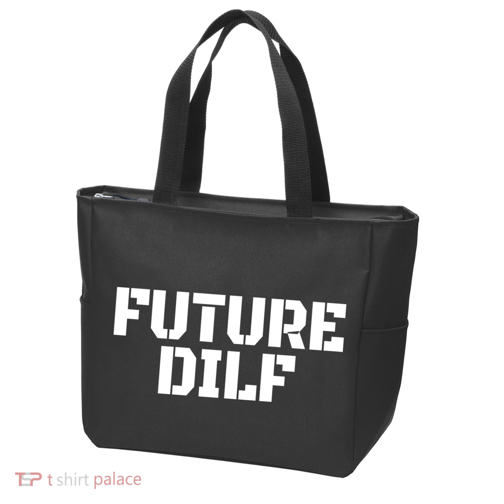 Future Dilf I Love Dilfs Humor Funny Dilf FatherS Day Tote Bag