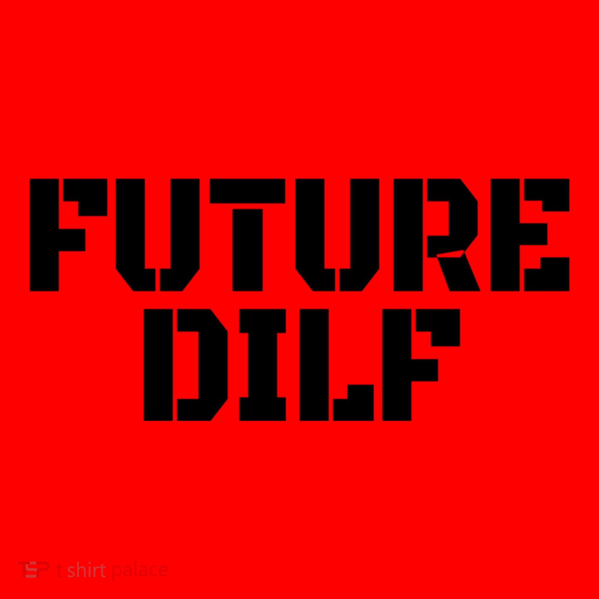 Future Dilf I Love Dilfs Humor Funny Dilf FatherS Day Santa Hat