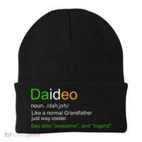 Funny Daideo Ireland Grandfather Grandpa Definition Beanie thumb 0