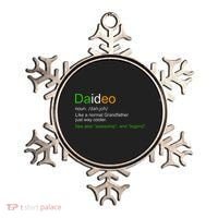 Funny Daideo Ireland Grandfather Grandpa Definition Ornament thumb 0